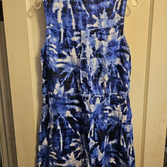 Cruisewear‎ sleeveless drawstring waist dress by Tommy Bahama sz. M - Picture 4 of 5
